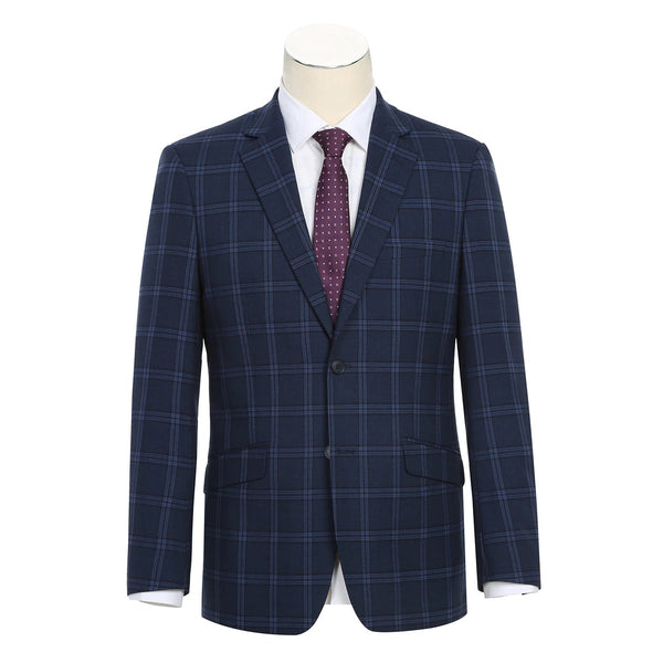 Renoir Navy Plaid (293-22) (Poly)