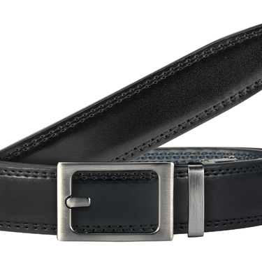 Boy's Leather Ratchet Belt - ODIONB307-BK