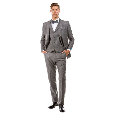 Sean Alexander 3-Piece Tweed Suit - ODIONM325H-01-38R