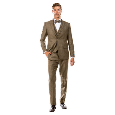 Sean Alexander 3-Piece Tweed Suit - ODIONM325H-02-38R