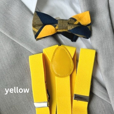 Tie Mood Boy's Bow Tie and Suspender Set - ODIONTMBS-Y