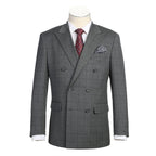 Renoir Grey Windowpane Double Breasted (293-44)