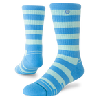 Stance Striped It Hike Crew socks in Electric Blue