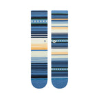 Stance Curren St Crew socks in Capri Blue, detail