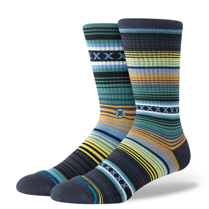 Stance Curren St Crew socks in Deep Teal