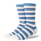 Stance Striped It Crew socks in Capri Blue