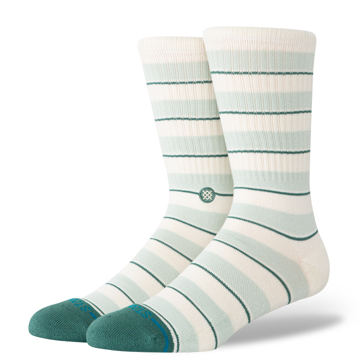 Stance Striped It Crew socks in Teal
