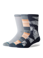 Stance Frond 3 Pack crew socks in Navy
