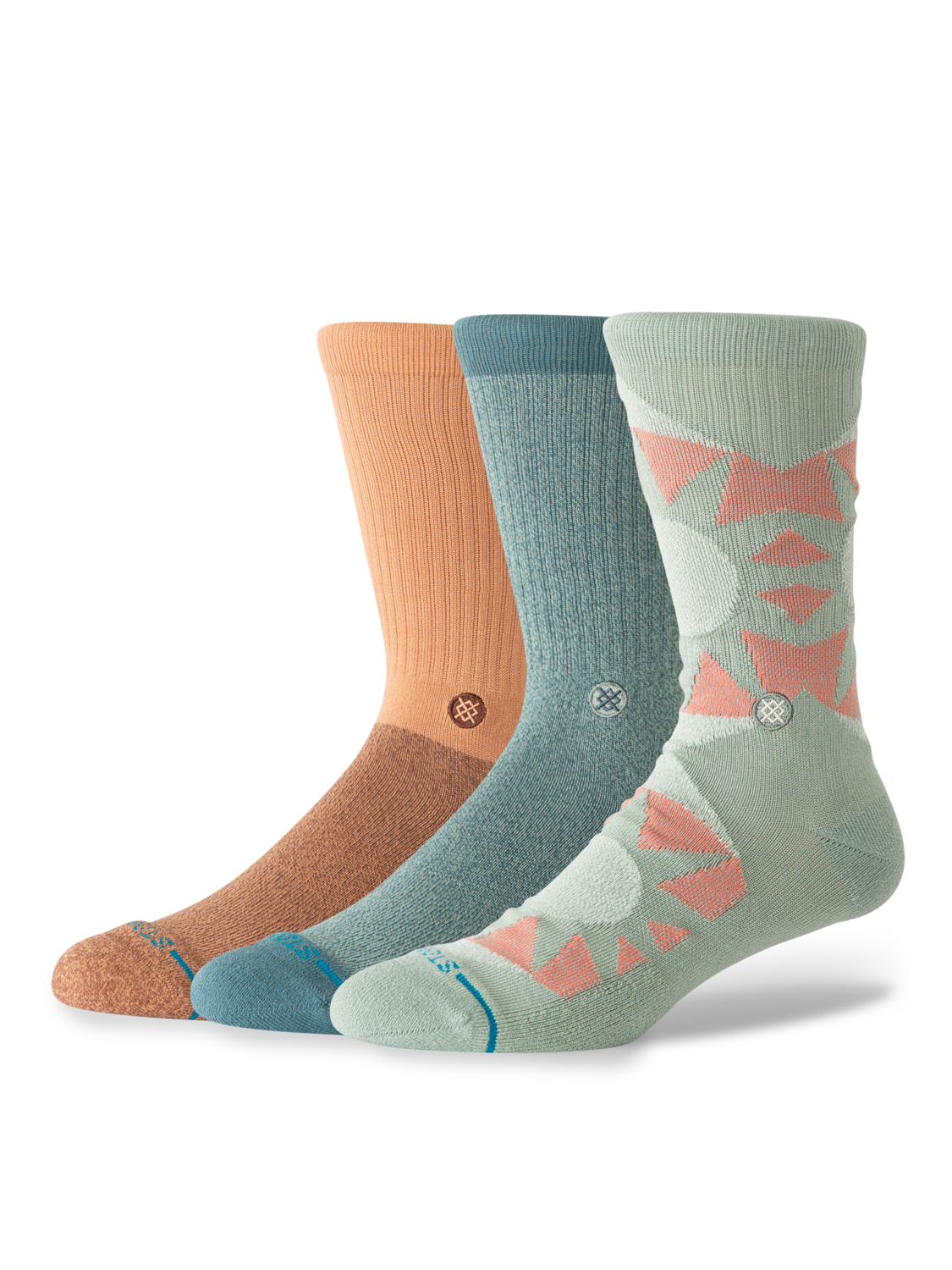 Stance Sunnyville 3 Pack crew socks in Multi
