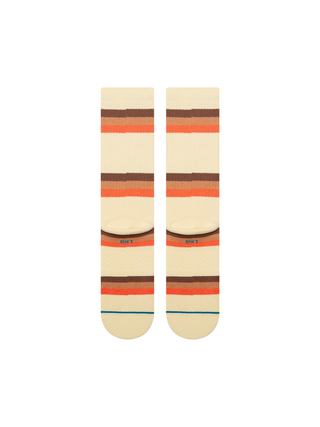 Stance Suns Crest socks in Canvas, on foot