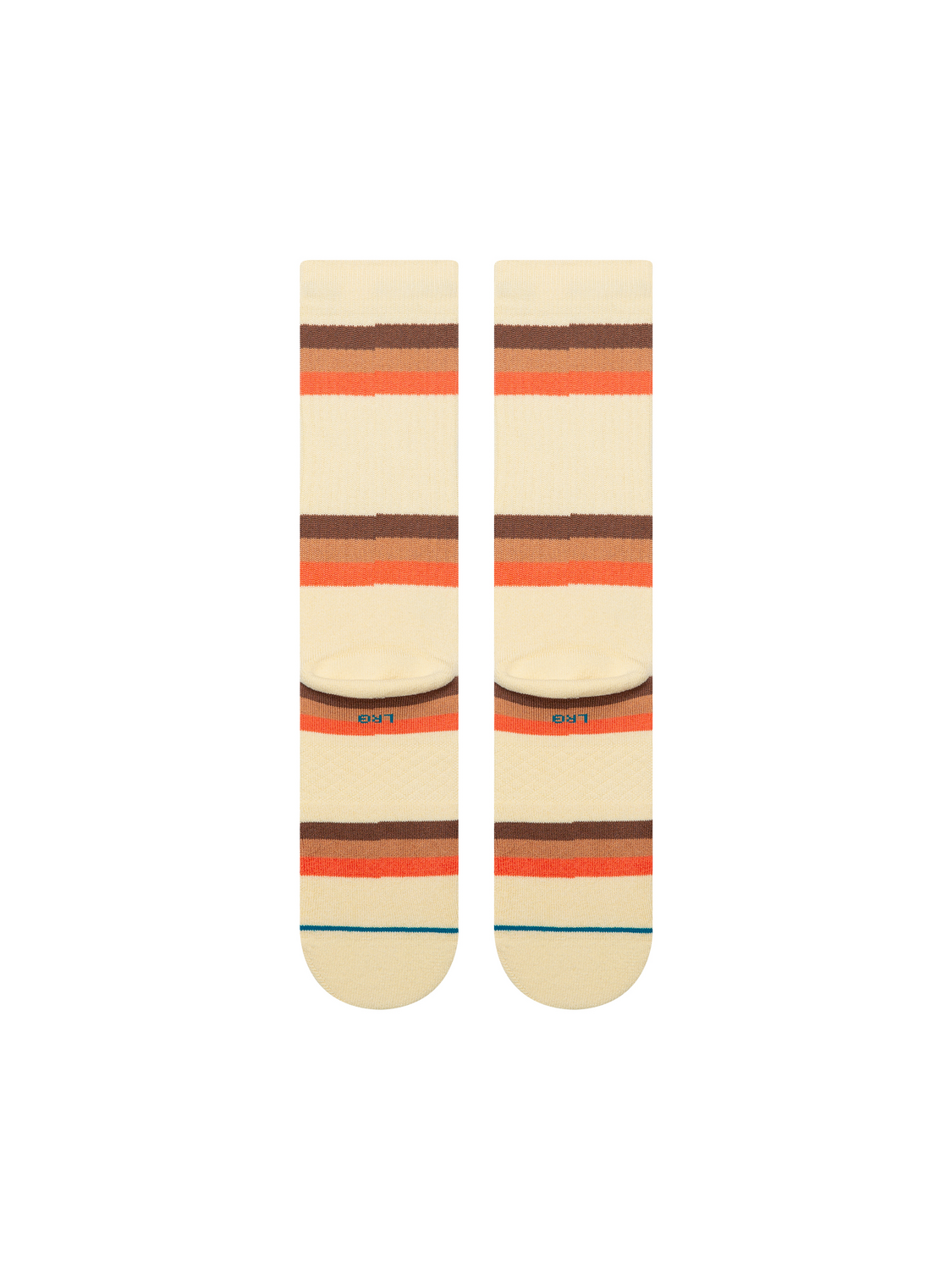Stance Suns Crest socks in Canvas, on foot