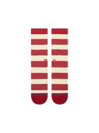 Stance Waffle Crew socks in Red, detail