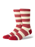 Stance Waffle Crew socks in Red