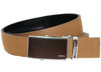 Chrome Dark Brown Railtek™ Belt