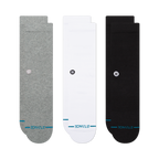 Stance Icon 3 Pack crew socks in Multi