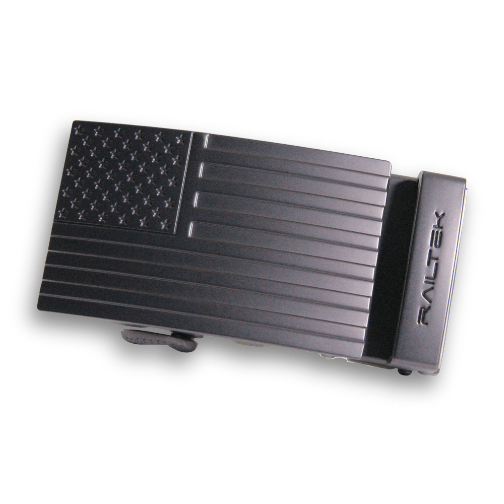 American Flag Railtek™ Belt Buckle - ODIONBUC-FLG