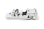 Chrome Dark Brown Railtek™ Belt Buckle - ODIONBUC-CDB
