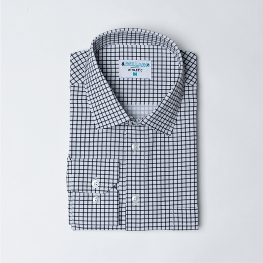&Collar Patterned Dress Shirts - ODION