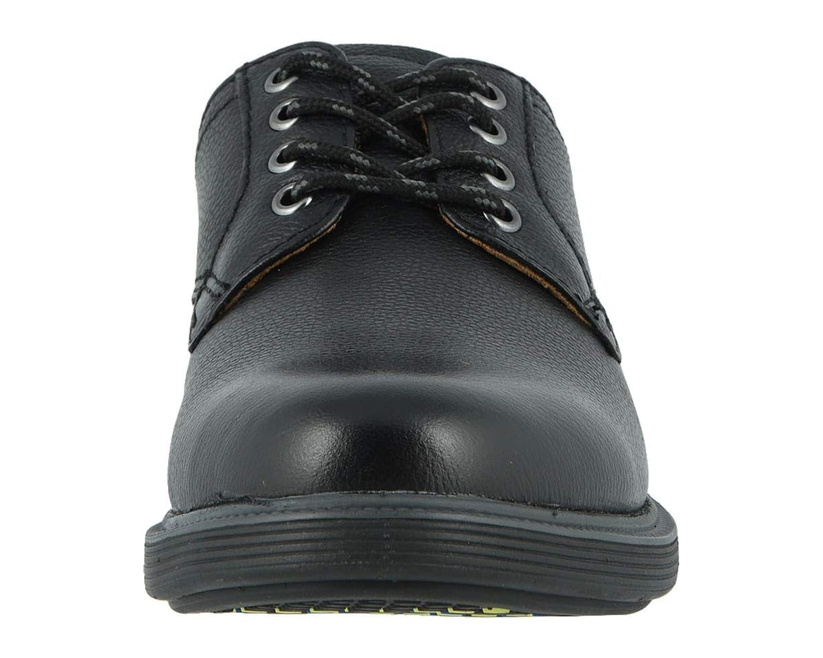 Florsheim Supacush Jr. Boys' Plain Toe Oxford - ODIONSUPACUSHJR-BLA-3M
