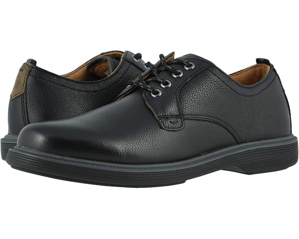 Florsheim Supacush Jr. Boys' Plain Toe Oxford - ODIONSUPACUSHJR-BLA-3M
