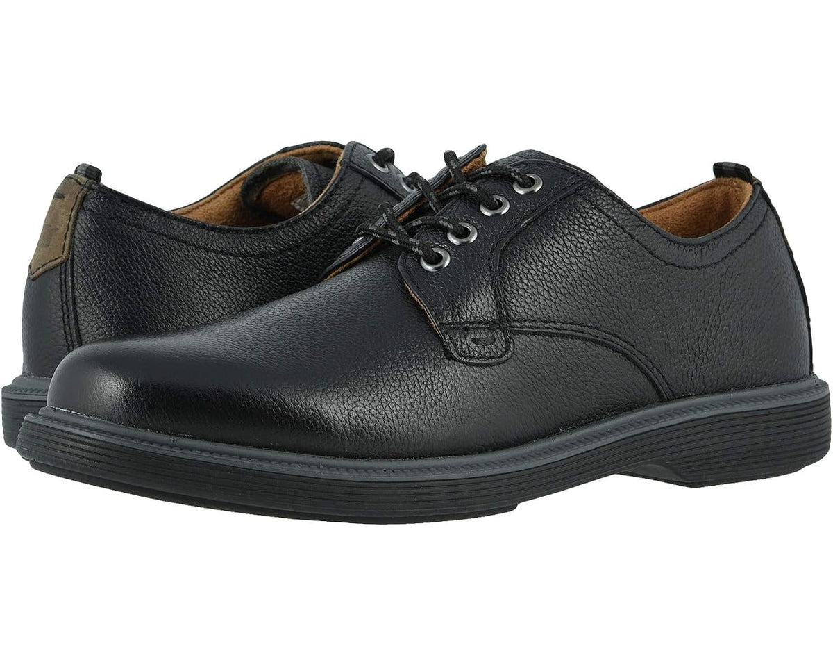Florsheim Supacush Jr. Boys' Plain Toe Oxford - ODIONSUPACUSHJR-BLA-3M