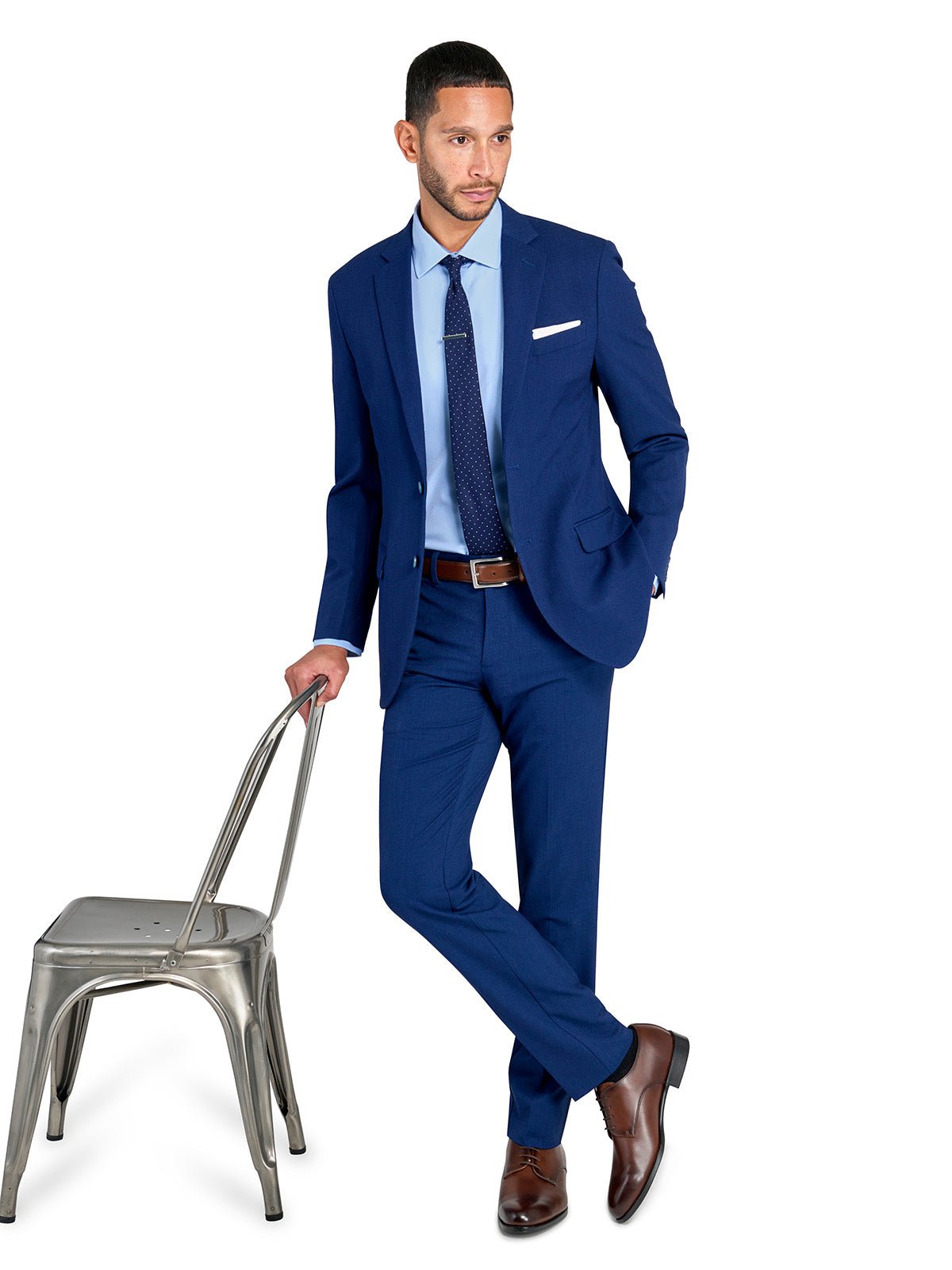 Medium Blue Elevate 1 - Pant Suit - ODION