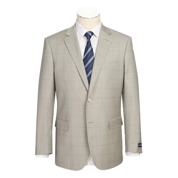 Alessandro Vitello Tan Window Pane (566-10) (Wool)