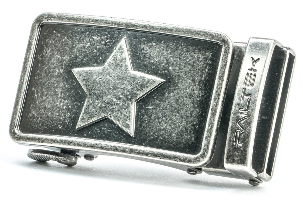 SILVER STAR Railtek™ Belt Buckle - ODIONBUC-SSTAR