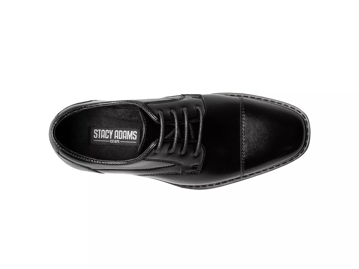 Stacy Adams Kallum Boys' Cap Toe Oxford - ODIONKALLUM-BLA-3M