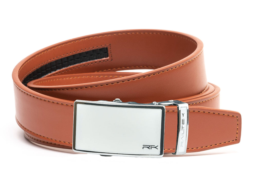 Chrome White Railtek™ Belt