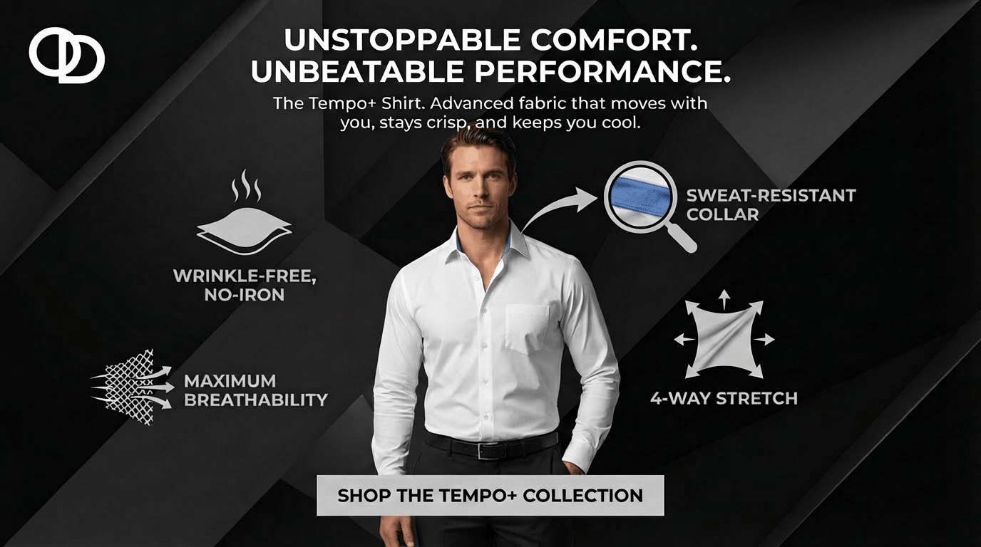 Tempo+ 4 - Way Stretch Dress Shirt - ODION