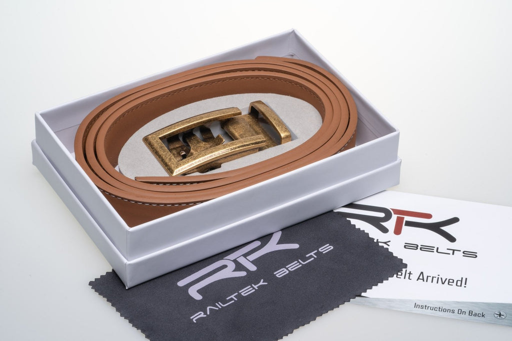 Traditional Open - Bronze Railtek™ Belt Buckle - ODIONBUC-OPBRZ