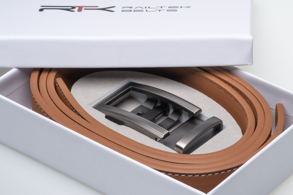 Traditional Open - Gunmetal Railtek™ Belt Buckle - ODIONBUC-OPGUN