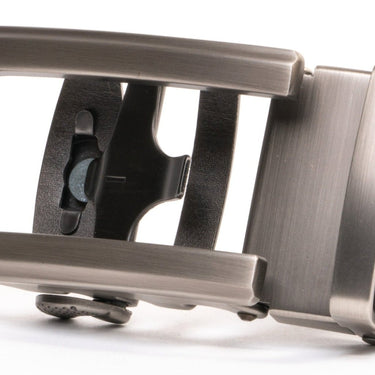Traditional Open - Gunmetal Railtek™ Belt Buckle - ODIONBUC-OPGUN