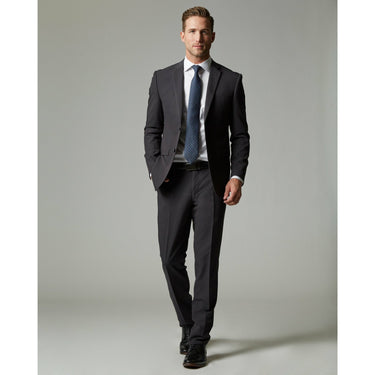 Charcoal Tempo Stretch Slim Fit 1-Pant Suit - ODIONTPST-100F-04-S36