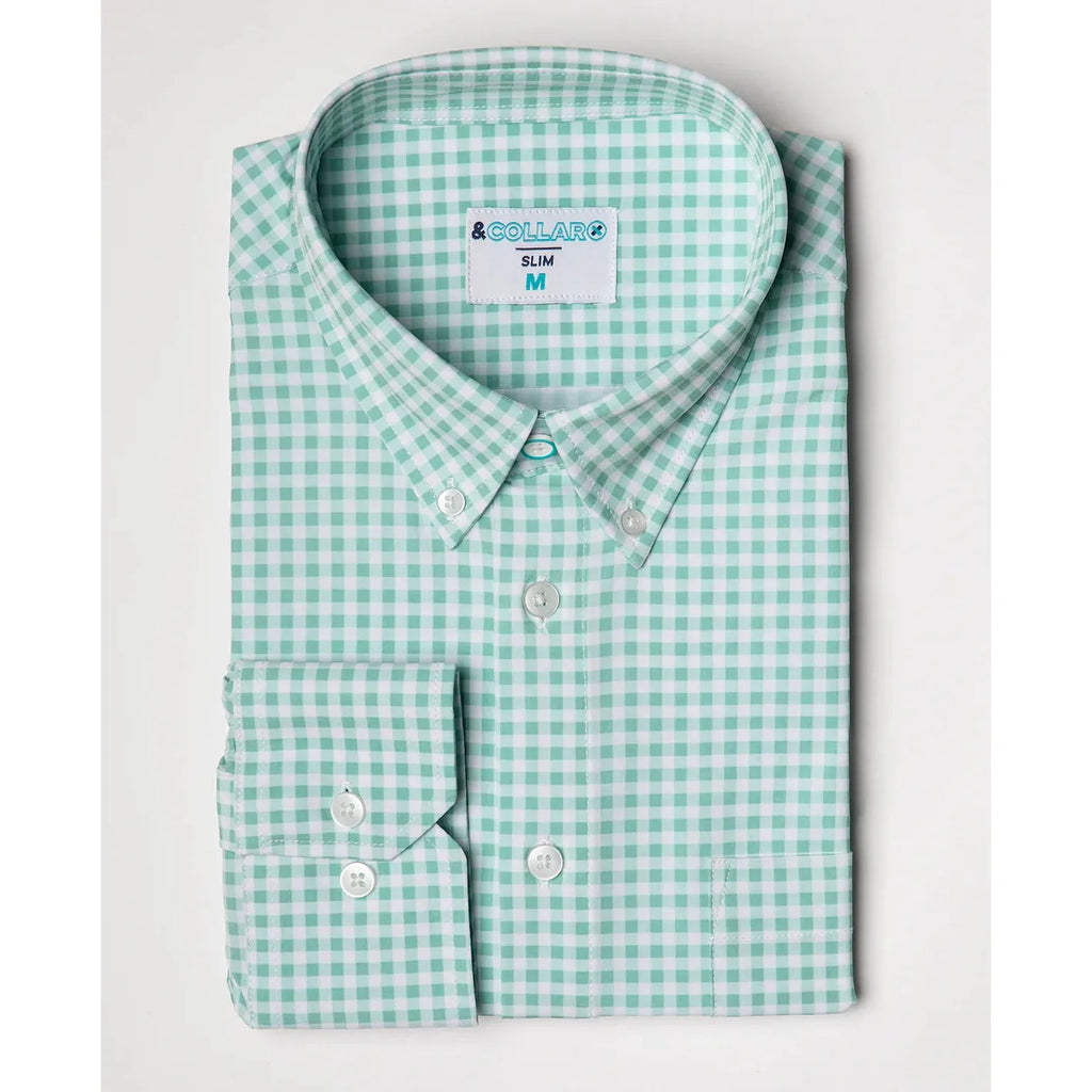 &Collar Patterned Dress Shirts - ODION&CDM-M-SLIM