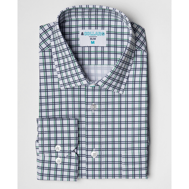 &Collar Patterned Dress Shirts - ODION64aed30371d36