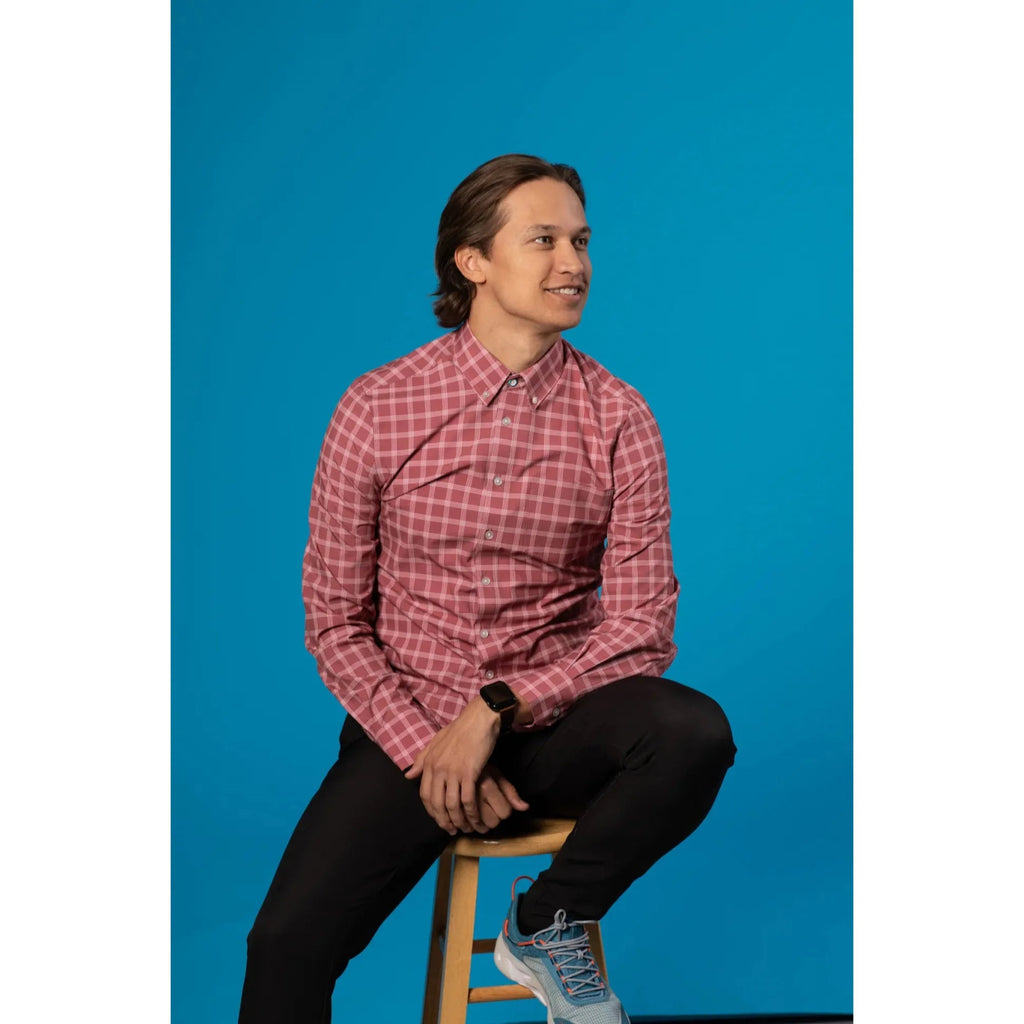 &Collar Patterned Dress Shirts - ODION&CWS-S-SLIM