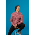 &Collar Patterned Dress Shirts - ODION&CWS-S-SLIM