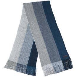King Striped Knit Scarf - ODIONMKS095-1-MN