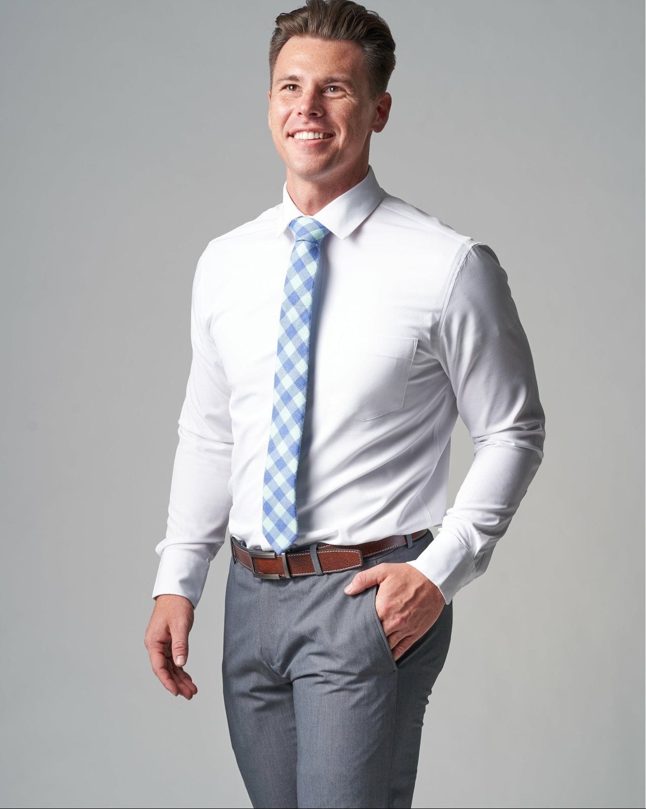 4 way stretch dress shirt Tempo+ 4-Way Stretch Dress Shirt