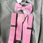 Tie Mood Boy's Bow Tie and Suspender Set - ODIONTMBS-P