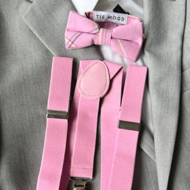 Tie Mood Boy's Bow Tie and Suspender Set - ODIONTMBS-P