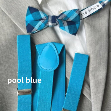 Tie Mood Boy's Bow Tie and Suspender Set - ODIONTMBS-PB