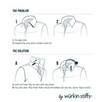 Wurkin Stiffs Magnetic Collar Stays - 3 Pair - ODIONPS516-3SP